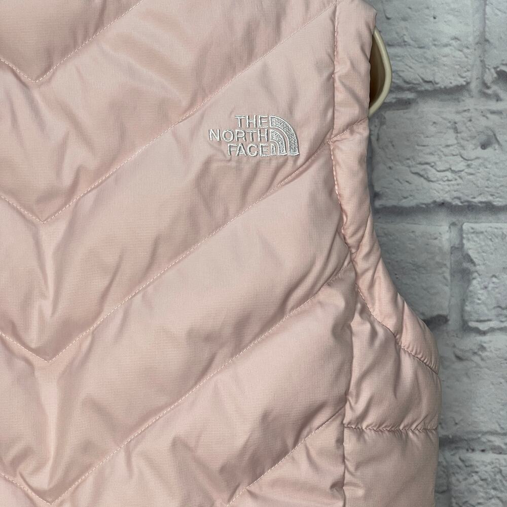 The North Face Alps 2.0 550 Womens Pink Down Puffer Vest Size M Full Zip Pockets - Picture 8 of 11